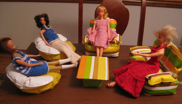 barbie inflatable furniture