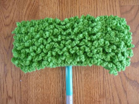 Crochet Swiffer Cover - front